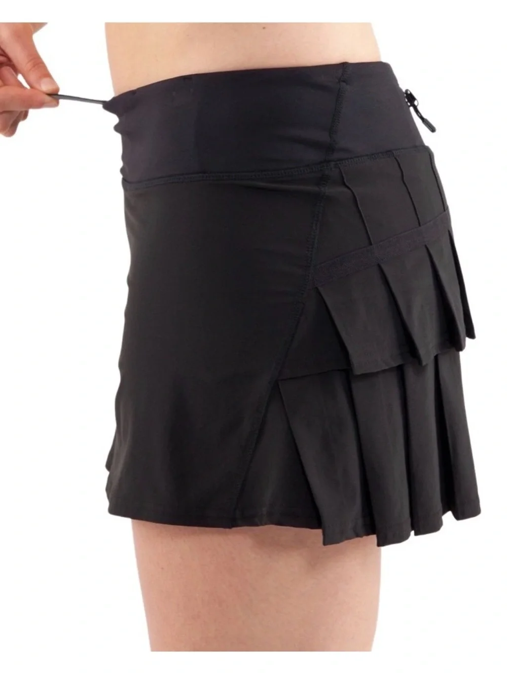 Lululemon Black Pace Setter Skort Sz 8